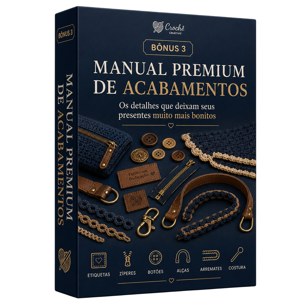 Mockup premium do Manual de Acabamentos Profissionais